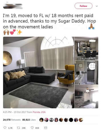 share my sugar baby story on twitter